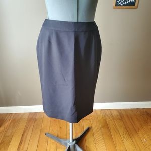 Black pencil skirt